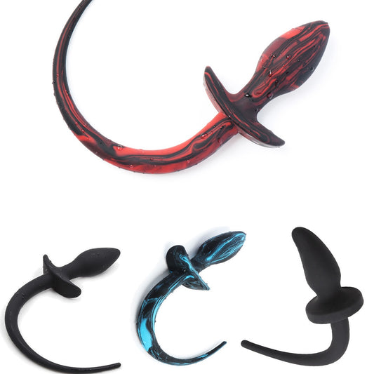 Pet Play Silicon Animal Tail Anal plug