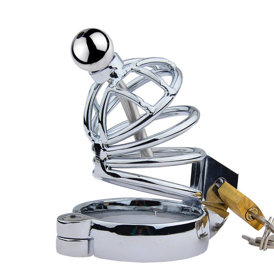 Male Chastity Device - Penis Urethral Plug with lock BDSM