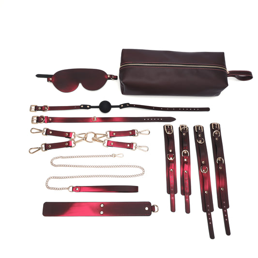 Heat Reactive To-go BDSM Fantasy Kit 9-piece Set Collection