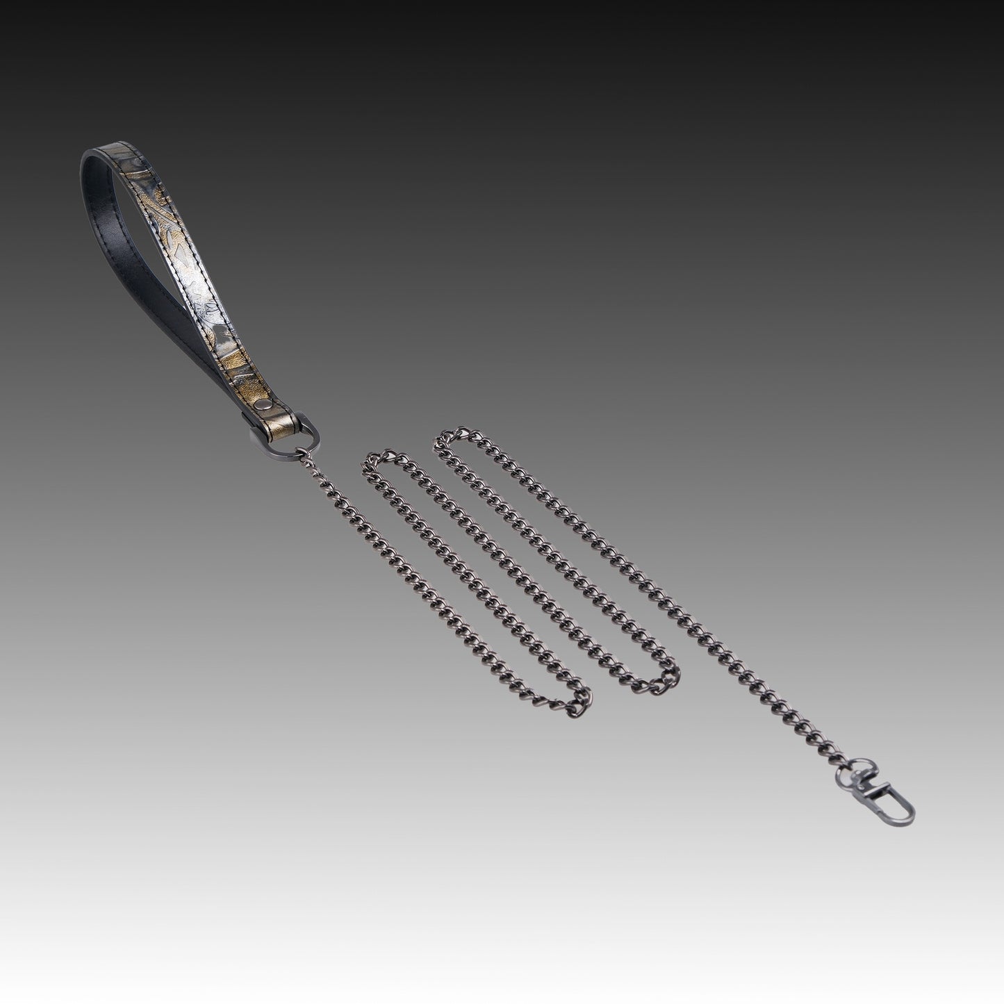 Handmade Thermochromic Gothic Butterfly Choker &amp; Leash Set – Heat Reactive Collar with Matching Leash