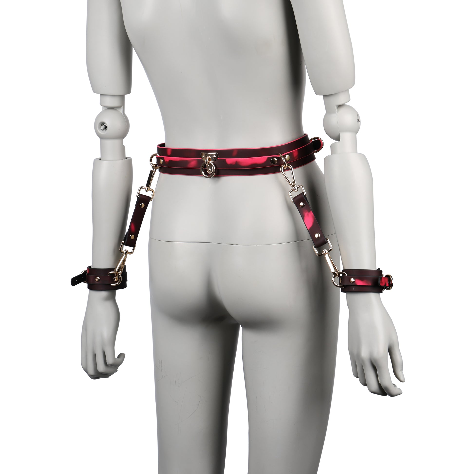 Chroma heat reactive modular accessory set styling configuration three on mannequin