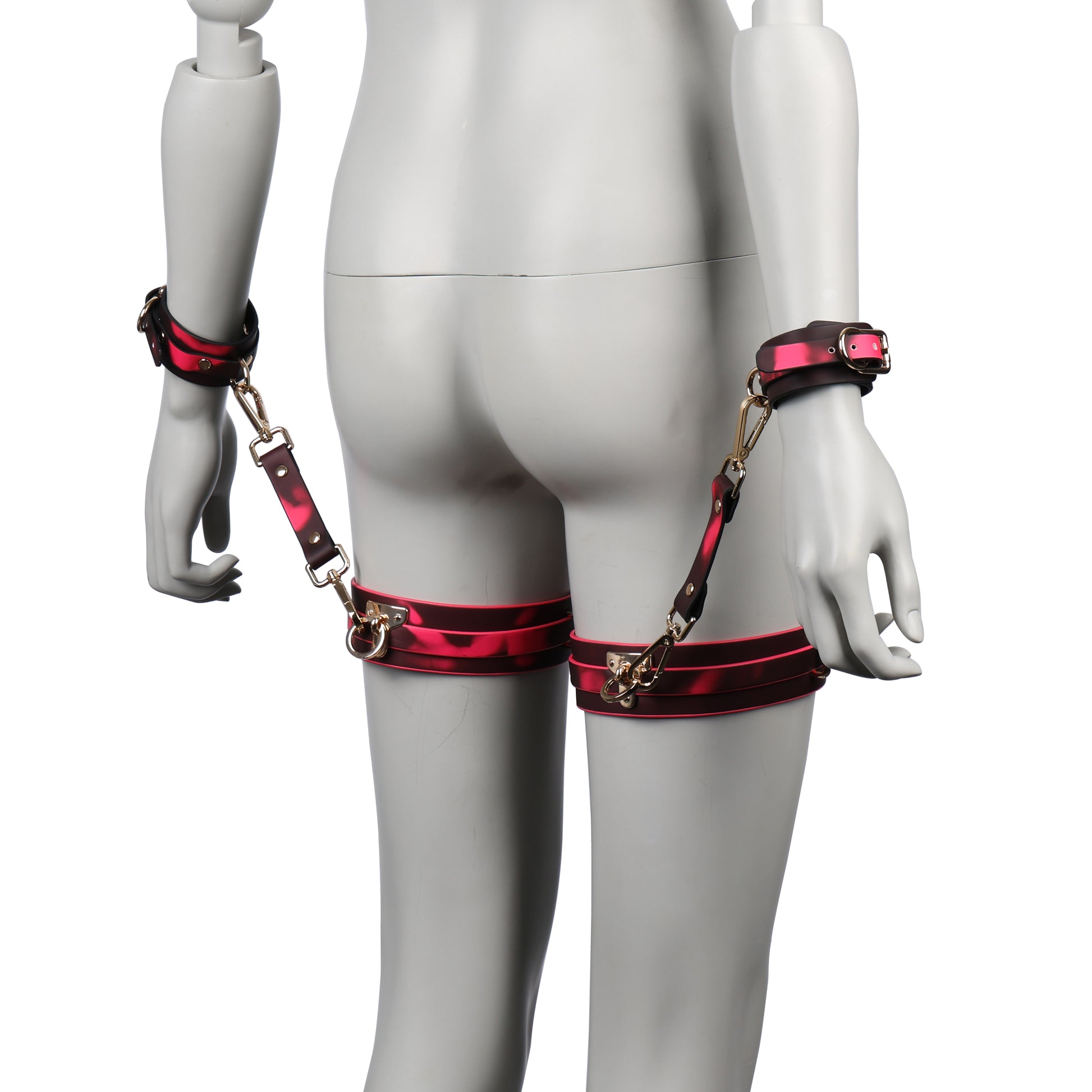 Chroma heat reactive modular accessory set styling configuration four on mannequin