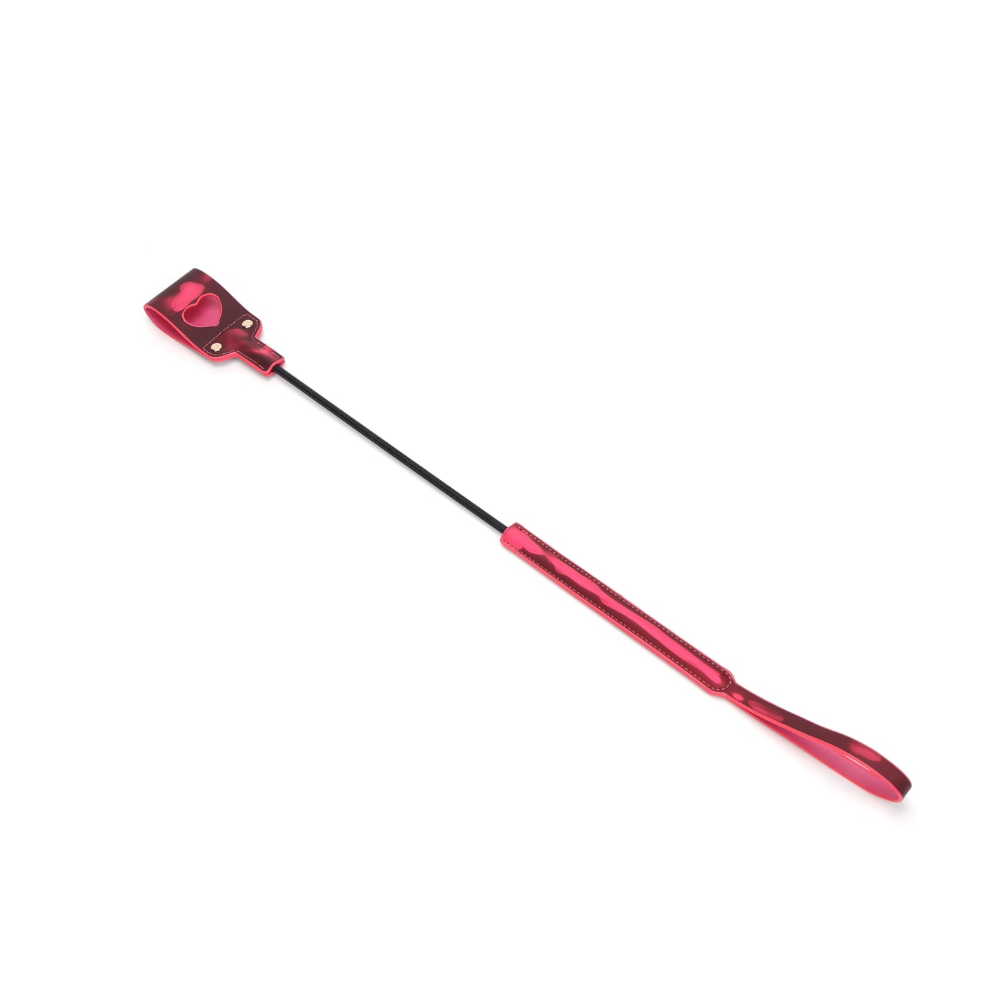 Thermochromic faux leather showing burgundy to hot pink color transition